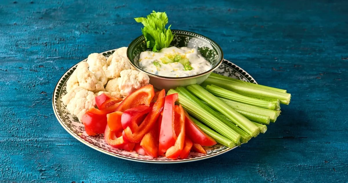 Crudités met tzatziki
