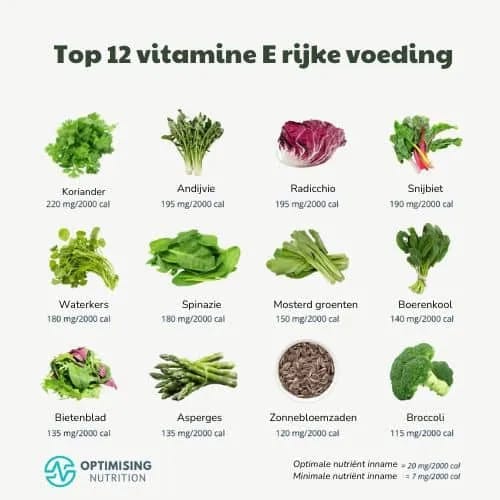 Vitaminen En Mineralen - Top 12 Vitamine E Rijke Voeding Je Leefstijl Als Medicijn