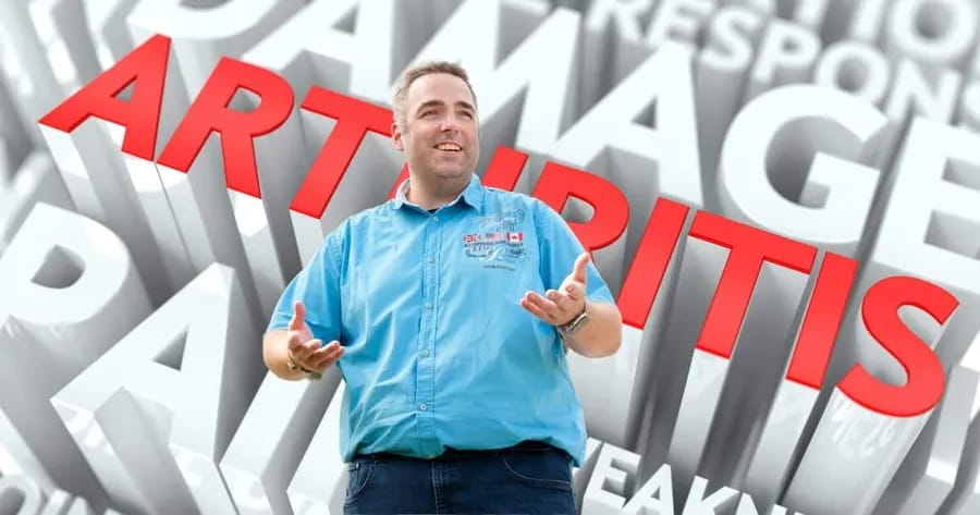 minder reumaklachten Pascal de Jong